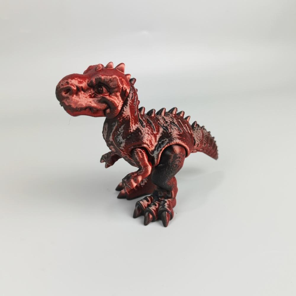 3D Печать Юрский Тираннозавр Рекс Трицератопс Велоцираптор Игрушка Симуляция Фигурка Динозавра Животного Сочлененный Подвижный Подарок для Мальчика