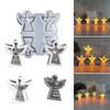 Silicone Mold Crafting Molds Angel Figurines Moulds Lamp Candle Silicone Molds Suitable for Home Decors and Gift Making