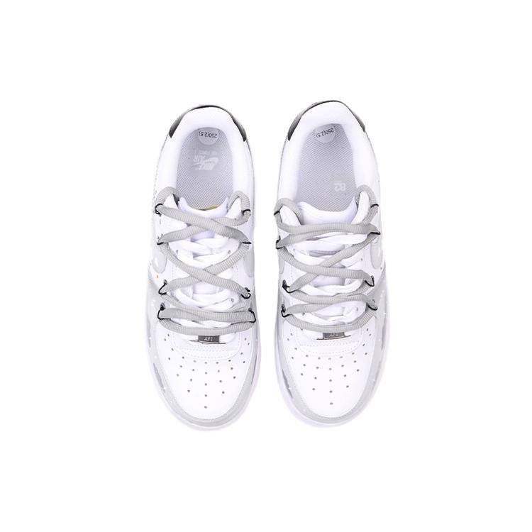 Nike Air Force 1 '07 Air Force 1 Термозащита Низкие Кеды для скейтбординга Мужские Серый Белый CW2288-111(Команда-S-КОРОБКА)