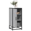 VidaXL Buffet Sonoma Grey 35.5x35x76 Cm Engineered Wood and Metal, Storage Furniture, Kitchen Storage Furniture, 848942