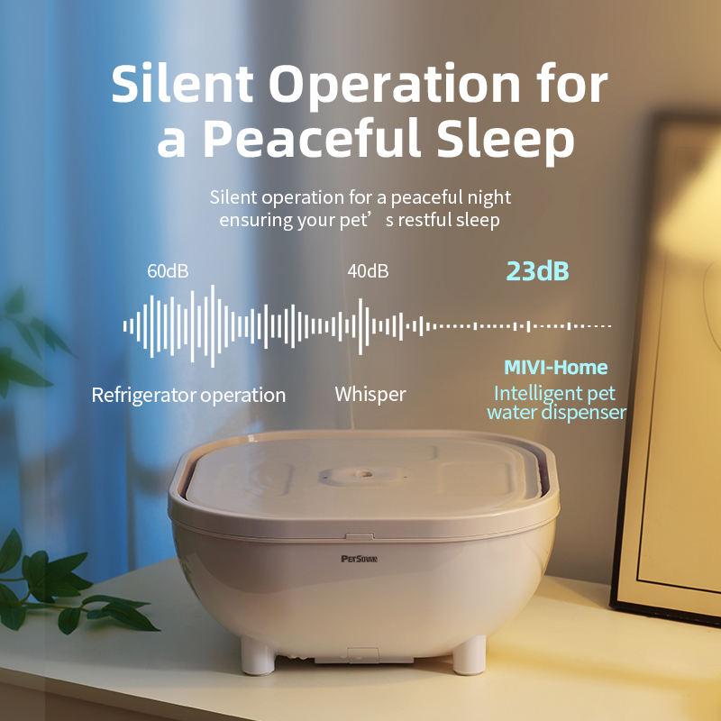 Rechargeable Pet Water Fountain with Sensor, 6L Large Tank Cat Water Dispenser, BPA-Free Wireless Drinking Fountain for Cats