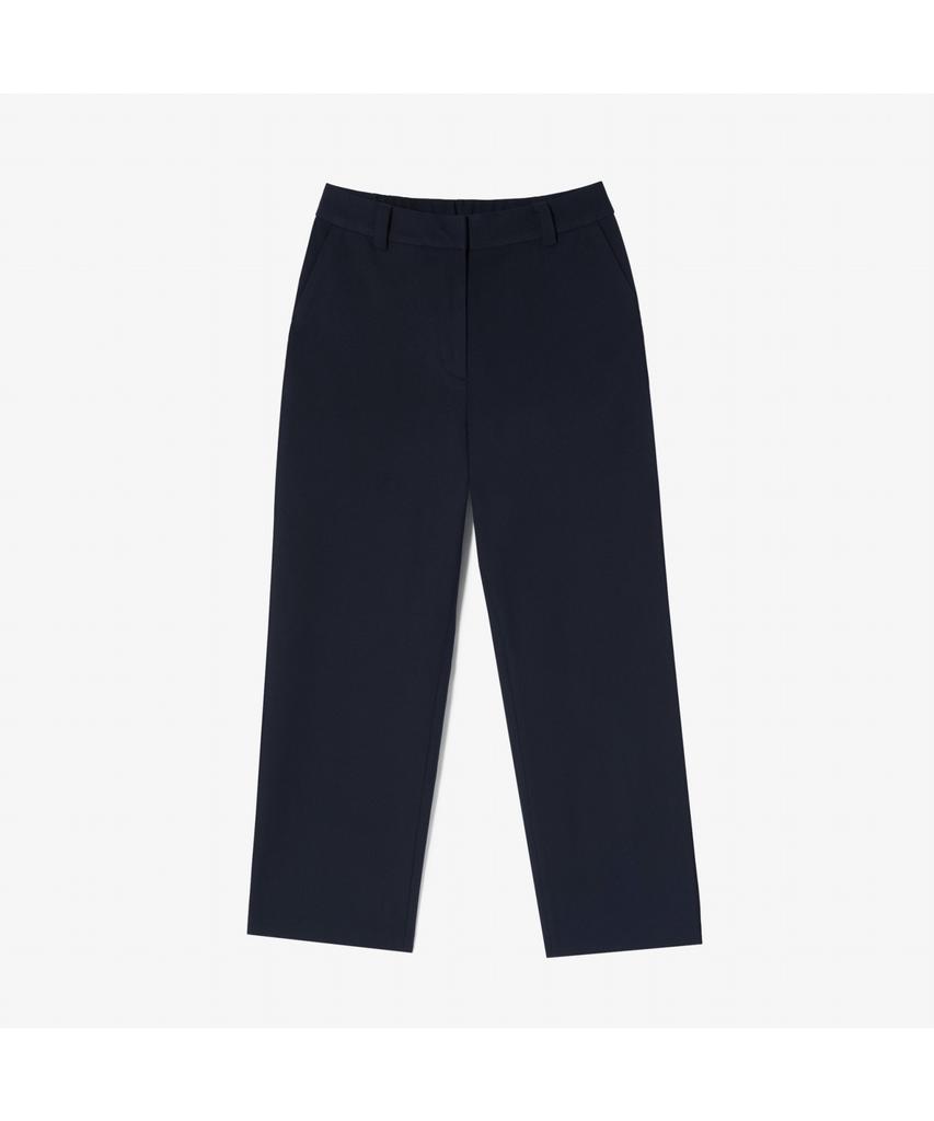 LACOSTE Женские прямые фланелевые укороченные брюки Hf671E-55N 166