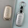 Compatible Key Cover for Geely Vision X6, Xingrui, Binyue GS/GL, Boyue, Dihao L, Binrui, Bo with Aluminum Alloy Keychain