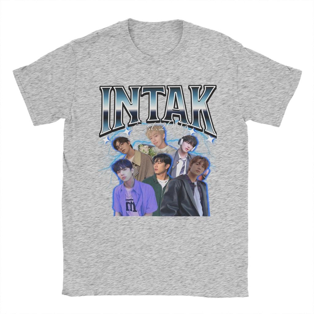 Intak P1Harmony Футболка Мужская Хлопковая Повседневная Футболка Круглый Вырез Футболки С Коротким Рукавом Одежда Подарок