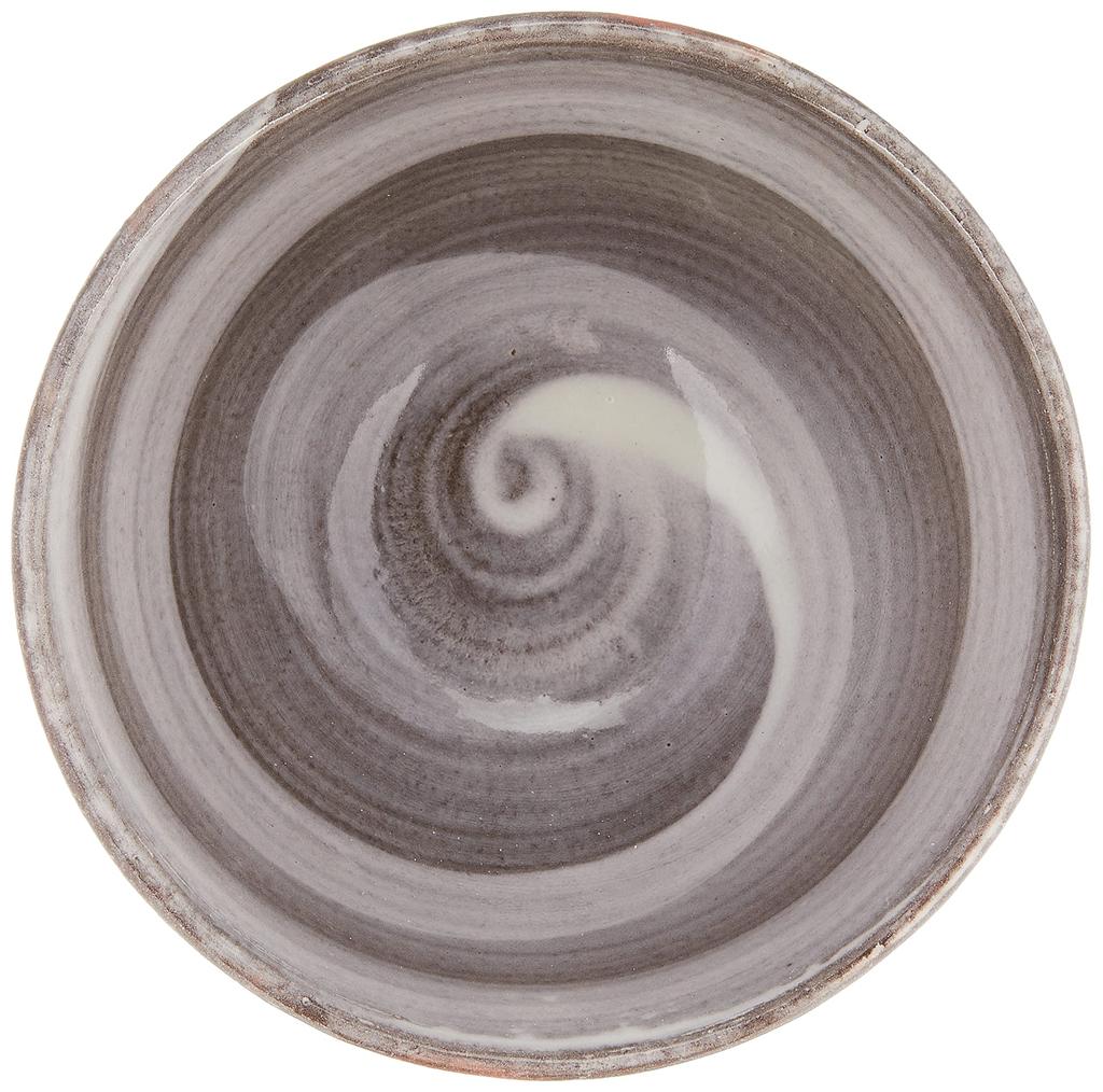 Hasami Ware Zuiko Kiln Red Clay Camellia Rice Bowl, Red, 52063