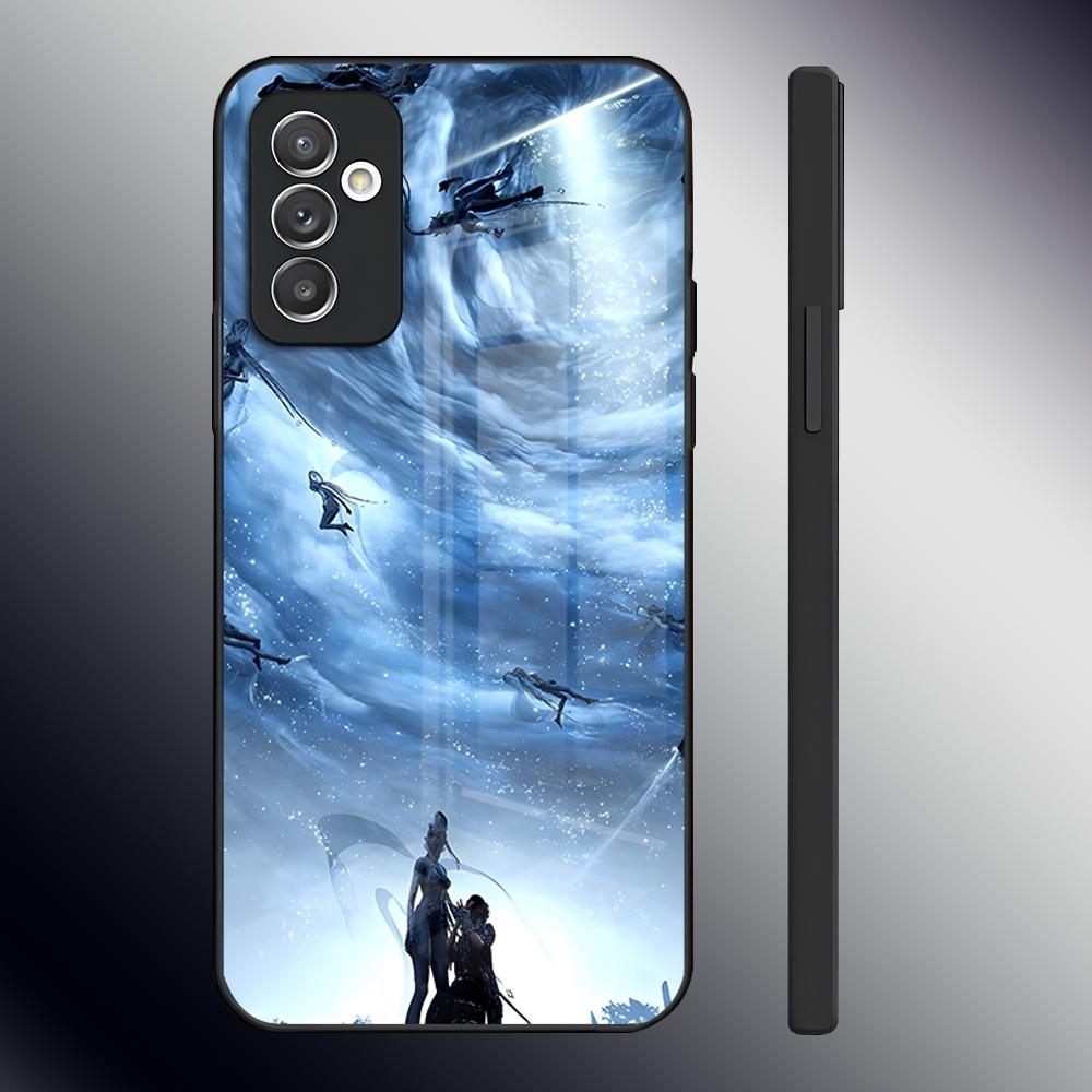 Чехол для телефона Final Fantasy для Samsung S24 Ultra S23 S22 S20 Fe S21 Plus A54 A34 A24 A53 A13 A16 Стеклянная задняя крышка