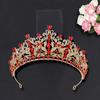 Crystal Bridal Crown Wedding Dress Accessories Baroque Model Catwalk Women's Rhinestone Crown
