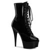 Fashion New Fashion Sexy Knight Female 8 Inch High Heel Platform Ankle Boots for Women Autumn Winter Shoes 15cm Black Pole Dancing Boots