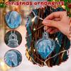 2D Christmas Pendant Elephant Family Souvenir Decoration 2D Christmas Pendant