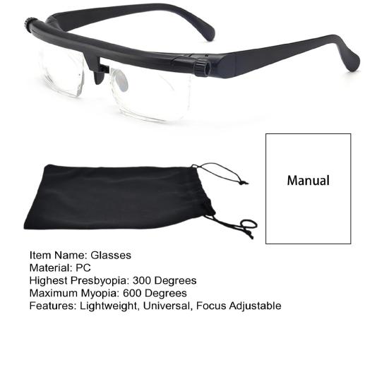 Очки с регулируемым фокусом, циферблатное зрение, близорукость, пресбиопия, очки для чтения, легкие, универсальные, для близи и дальнего зрения, для мужчин и женщин