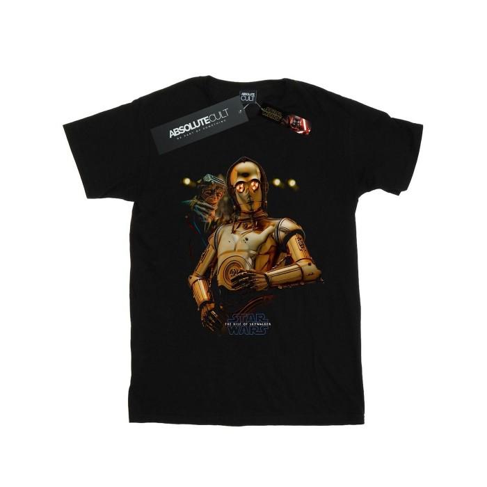 STAR WARS Mens The Rise Of Skywalker C-3PO And Babu Frik T-Shirt