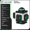 HGLINE 16 Lines Laser Level APP Remote Control 4D 360° Cross Measure Laser Beam Laser Level Horizontal Vertical Levels Tools
