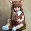 BZDOLL Реалистичный Реборн 55 см 22 дюйма Девочка Новорожденная Кукла с Полным Мягким Виниловым Телом Принцесса Малышка Бебе Подарок на День Рождения