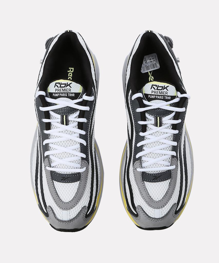 Reebok Кеды Paris - Белые:черный:Лайм / 100074440