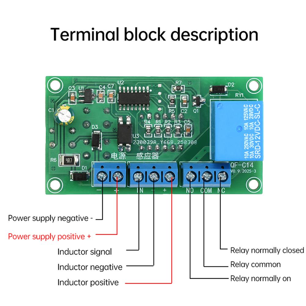 Four Digits Time Control Minute Timer Board Digital Display Counter Module Process Counter Controller with Relay Output 0-9999