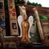 Wooden Angel Figurine – Peace