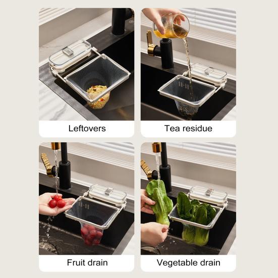 Фильтр для раковины с присоской, кухонная сливная полка, многоцелевая металлическая водонепроницаемая корзина для сушки, не подверженная ржавчине