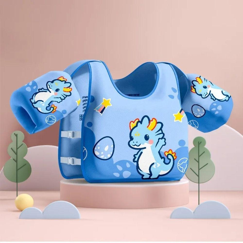 Куртки для плавания с защитой от опрокидывания для детей Регулируемый жилет для плавания без надувания для детей