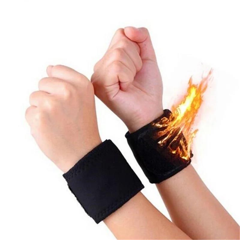 Magnetic Therapy Self-Heating Wrist Support Brace Wrap Heated Hand Warmer Compression Pain Relief Wristband Belt Muñequeras 1