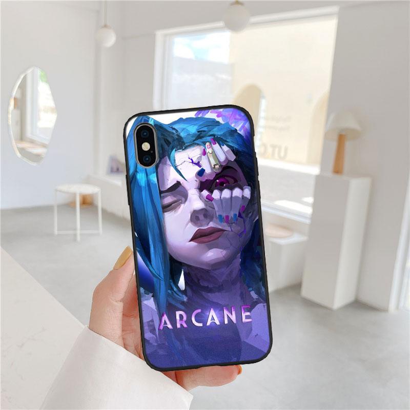 Чехол для телефона QT6 Arcane Jinx для Samsung Galaxy A05 A05S A12 A13 A15 A33 A53 A73 M15E M55 S10 S10E S20 Ultra Lite Plus Fe