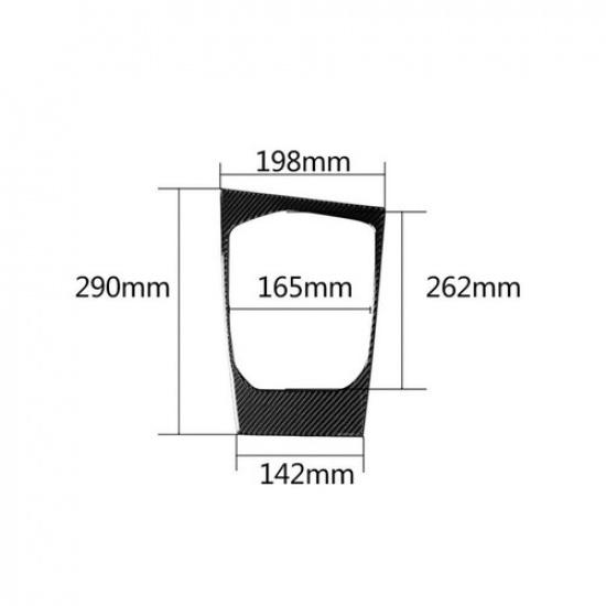 New Carbon Fiber Gear Shift Box Panel Sticker Trim For BMW 3 Series G20 -20
