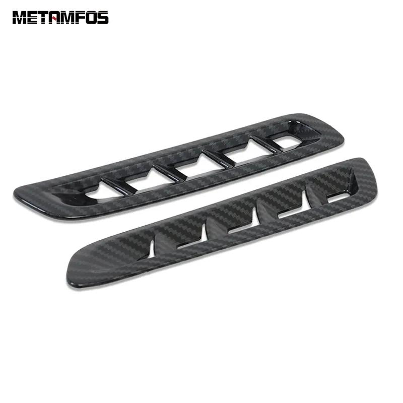 For Mazda 6 M6 Atenza - 2024 Carbon Fiber Window A Pillar Air Vent Outlet Cover Trim Interior Accessories Car Styling