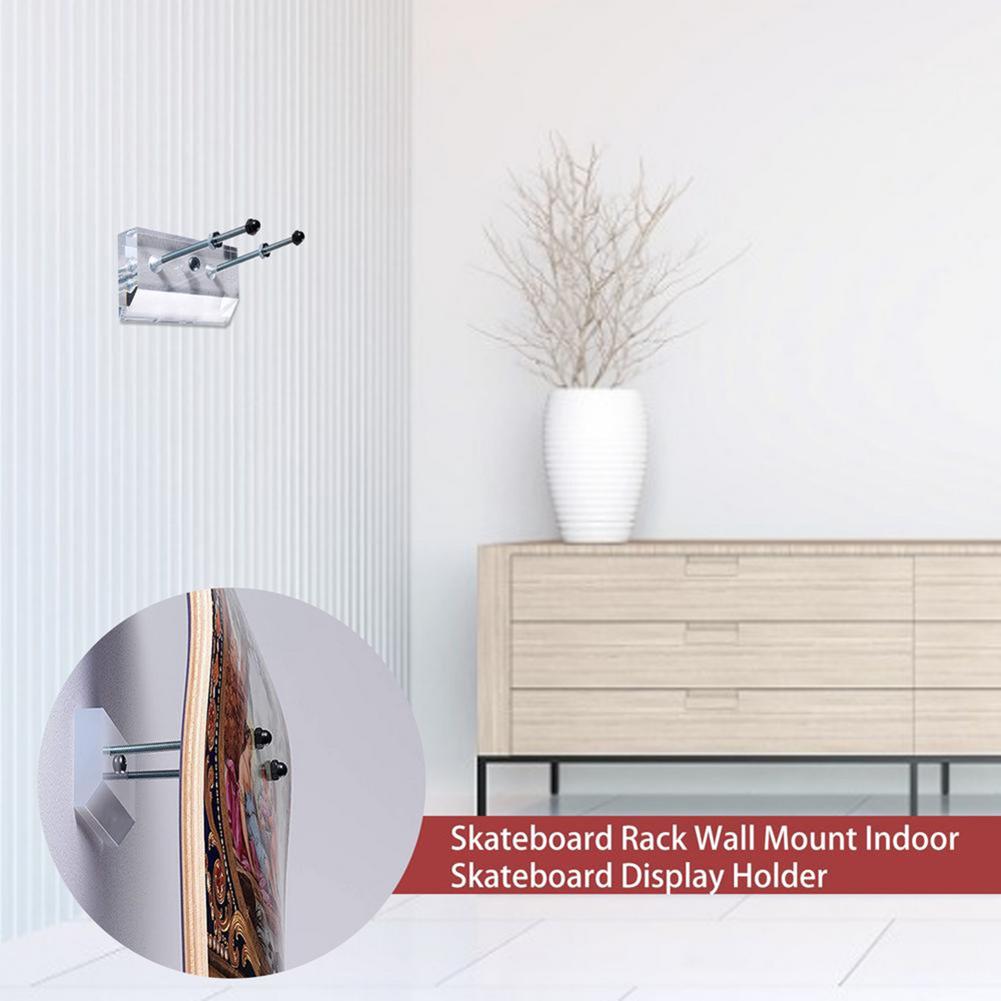 1-3pcs Pcs Skateboard Wall Mount Longboard Deck Hanger Display Stand Storage Holders