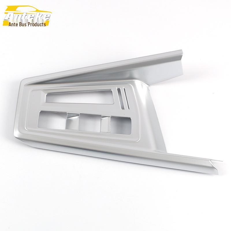 Gear Shift Decoration Frame for 21 Golf 8 Models - Electroplated Center Console & Cup Holder Sticker