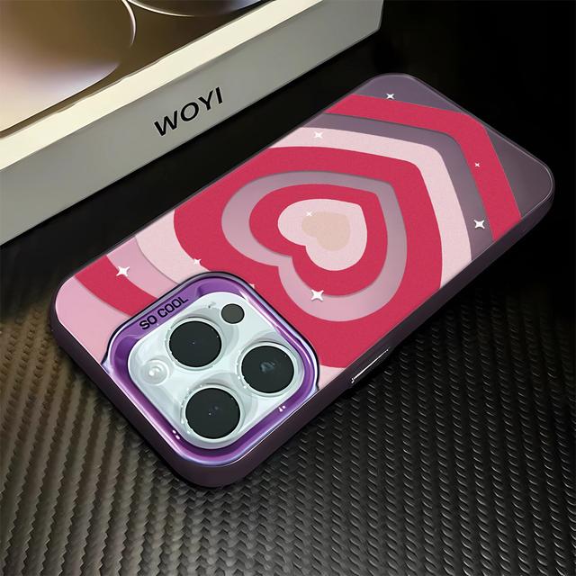Чехол для телефона Stacking Love Hearts Phone Max для iPhone 16 Pro 15 14 13 12 11 Funda Bumber Coque