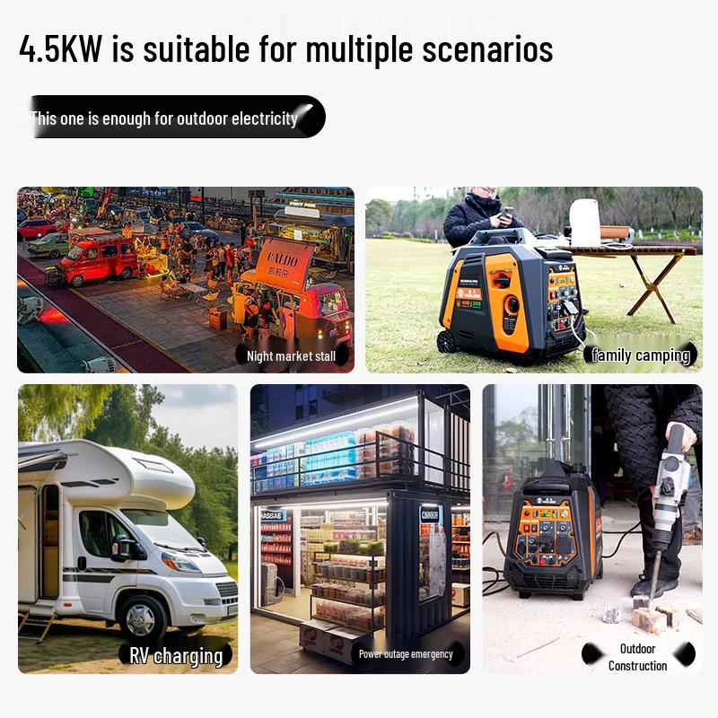 Бензиновый инверторный генератор Shengjiu SE5000IE-PRO