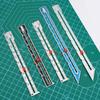 Sewing Gauge Metal Fabric Quilting Ruler Hem Measuring Gauge Sewing Measuring Tool for Fabric Knitting Sewing Hemming