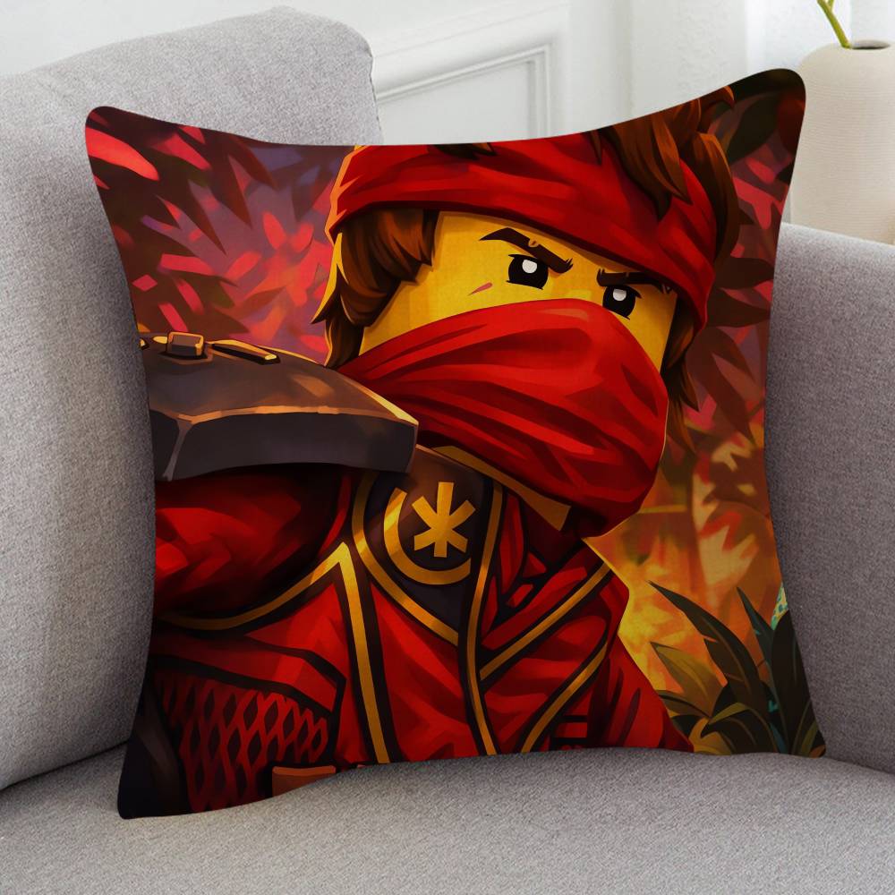 Anime Ninjago Game For Cartoon Print Peripheral Pillow Case Cushion Cover Home Decor Birthday Gift Pillowcover