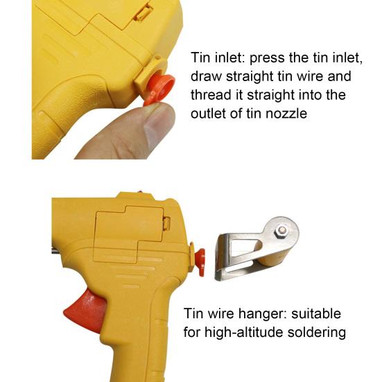 Ручная сварочная оловянная горелка 110 В/220 В, внешний тип нагрева, простой в эксплуатации ручной паяльник, обслуживание