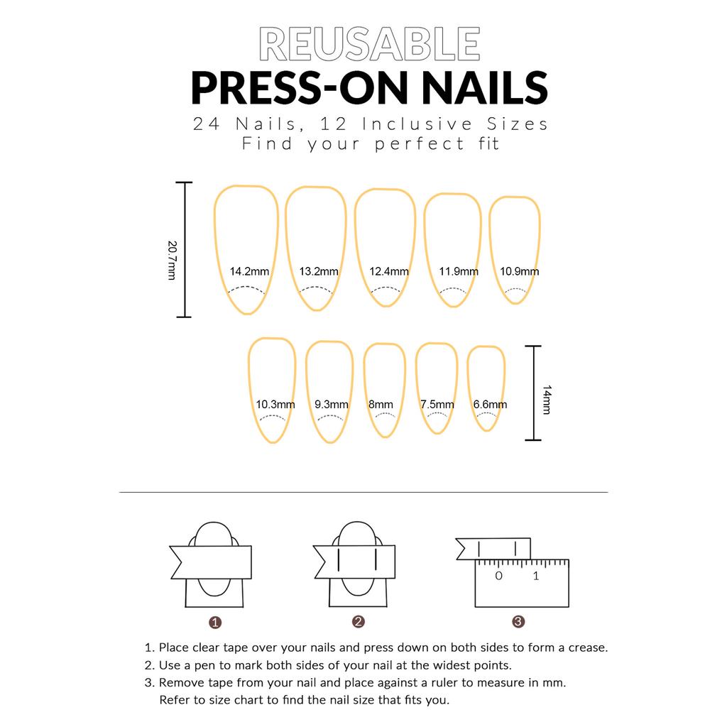 Pink Fake Nails with Strawberries Printed Sweet & Charming Reusable False Nails for Women and Girl Nail Salon