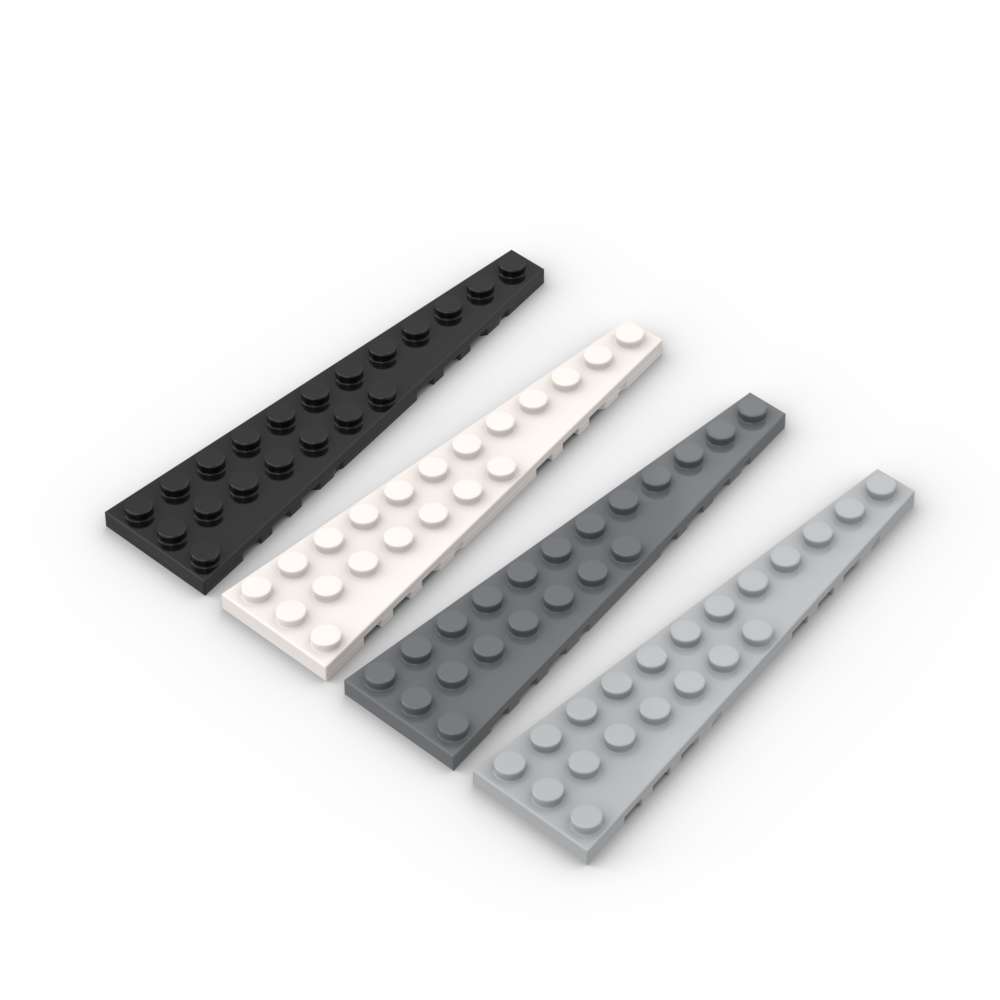 Нетоксичный Moc 10 шт. 47397 Клин 12x3 Левый Строительные Блоки Пластина Доска Кирпич Частица Пазл Образовательные DIY Игрушки Детские Подарки на День Рождения