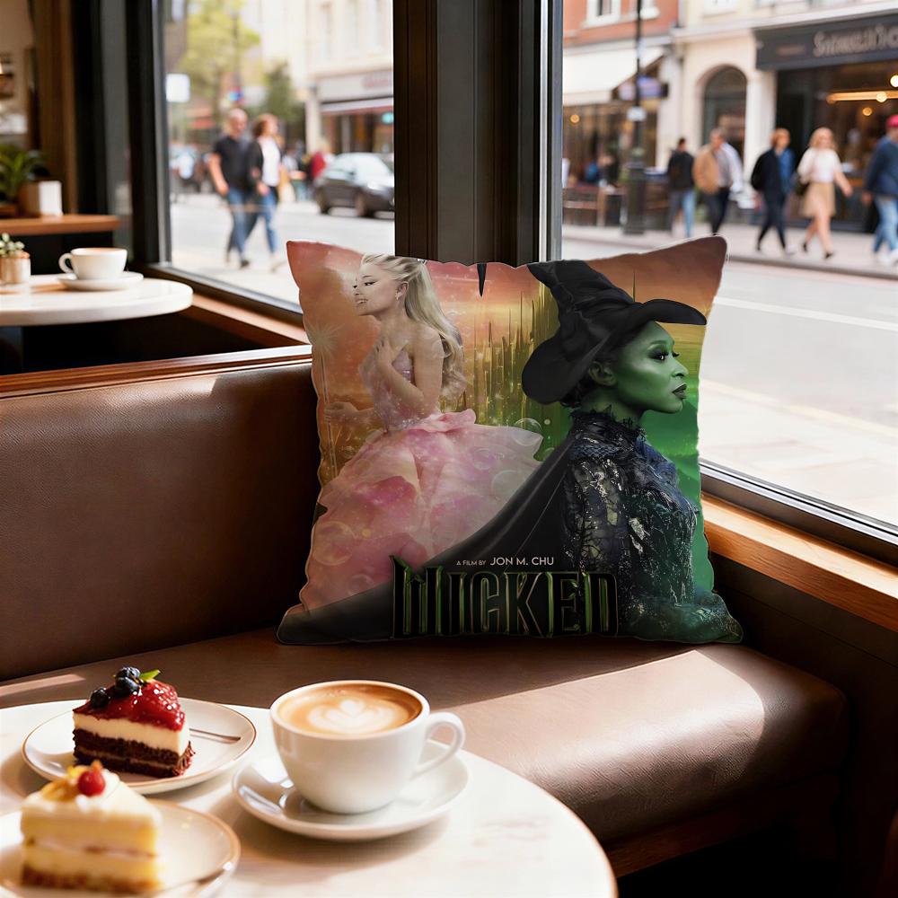 Movie Wicked Part One Cushion Cover Decorative Cushions Covers Cover Sofa x Pillow Piece x x Pillowcase
