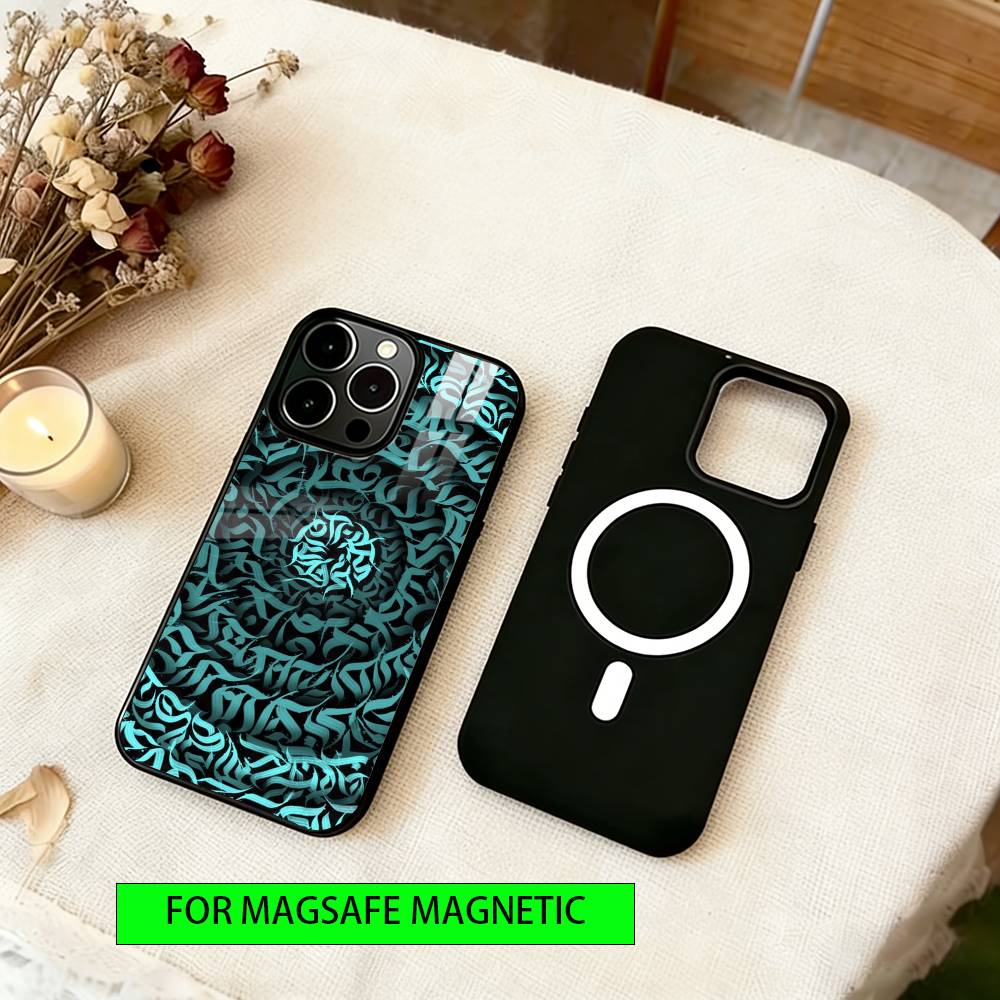 Lampas Art Graffiti Phone Case For iPhone17,16,15,14,13,12,11 Plus,Pro Magnetic with Magsafe Wireless Charging