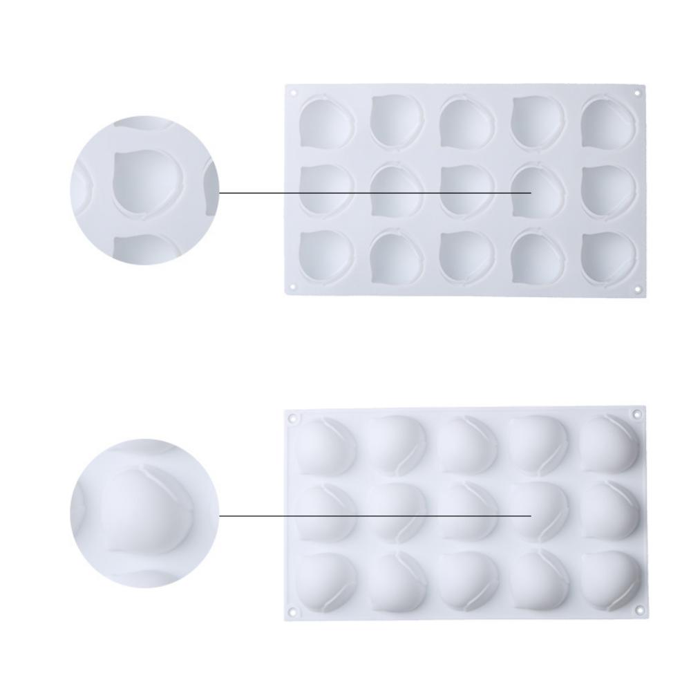 Fruit Mousse 15 Hazelnut Silicone Cake Mold Silicone Baking Mold
