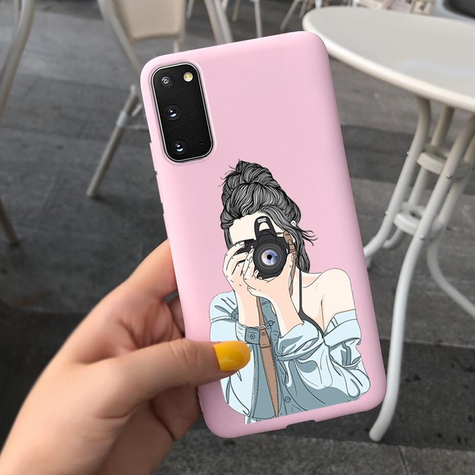 Для Samsung Galaxy S20 5G S20+ Чехол-крышка Модный Мягкий Силикон Макарон Чехлы для Телефона Для Samsung S20 FE S 20 Plus S20Plus Funda