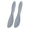 2Pcs Plastic Cake Spatula Food-Grade PP Material Colorful Multifunctional Easy-to-operate Rounded Corner Scraper
