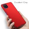 Protective Case - PROSHOP - for Samsung Galaxy A12 - Flexible - Red - Lightweight Silicone