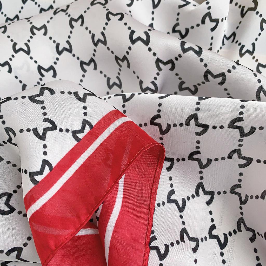 2024 New 70 CM Silk Shirt Decoration Small Square Scarf Fashionable And Versatile Commuting Scarf Neck Protection Scarf