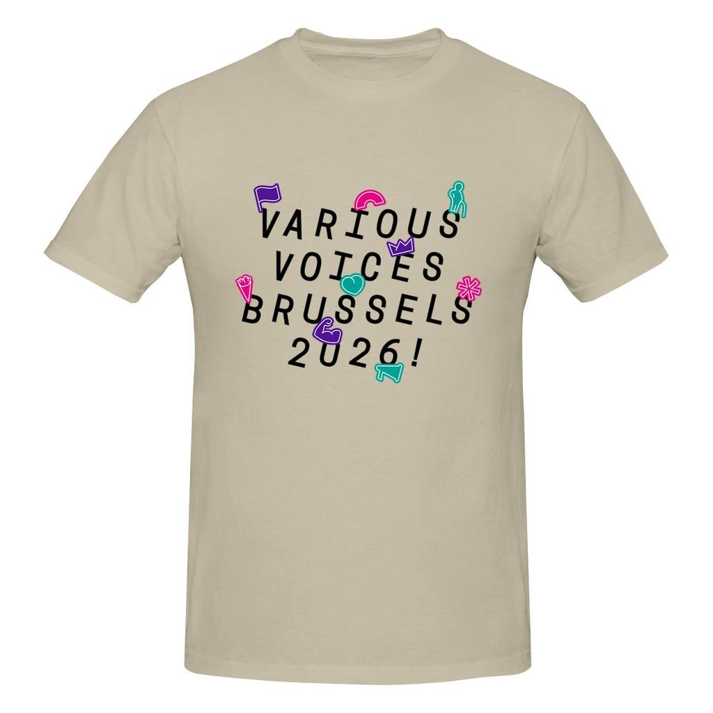 Various Voices 2026 Logo Travel Tshirt Foreststyle Fresh Sweatabsorbing And Quickdrying Basic Tee