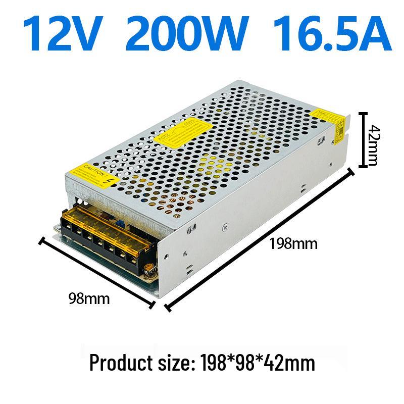 Импульсный источник питания 220 В на 24 В постоянного тока 15 А со светодиодным дисплеем, трансформатор 5 В/12 В