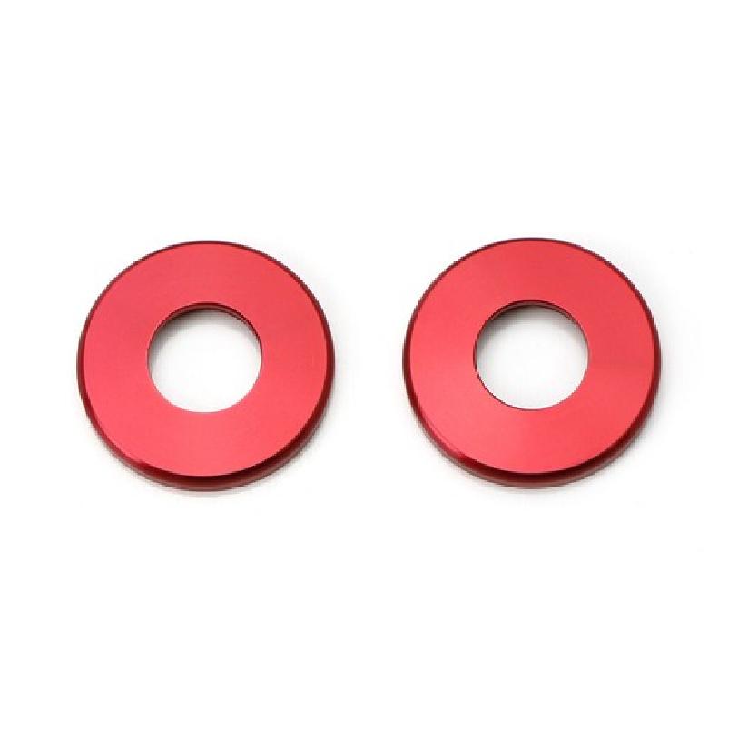 Red Aluminum Decorative Door Lock Knob Covers For Mercedes C E S GLC GLE Class