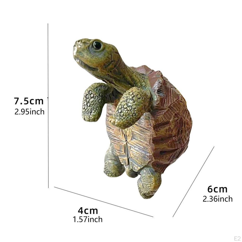 Tortoise Plant Pot Hanger Ornament Climbing Cute Craft Hanging Turtle Statue Flower