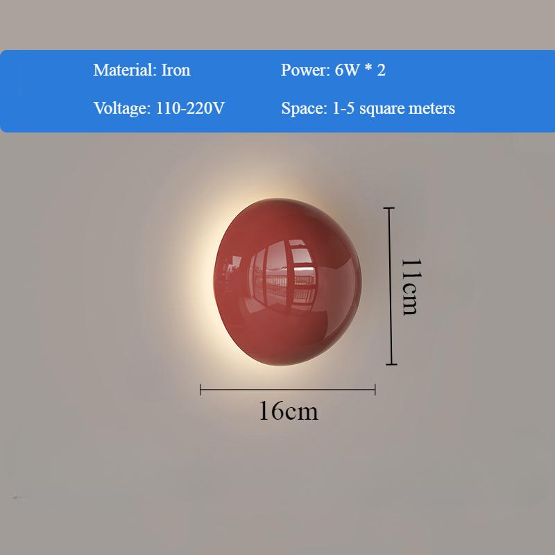 Современный простой романтический стиль настенные светильники из гальки скандинавский домашний декор коридор балкон прикроватная тумбочка настенный светильник светодиодный с регулировкой яркости