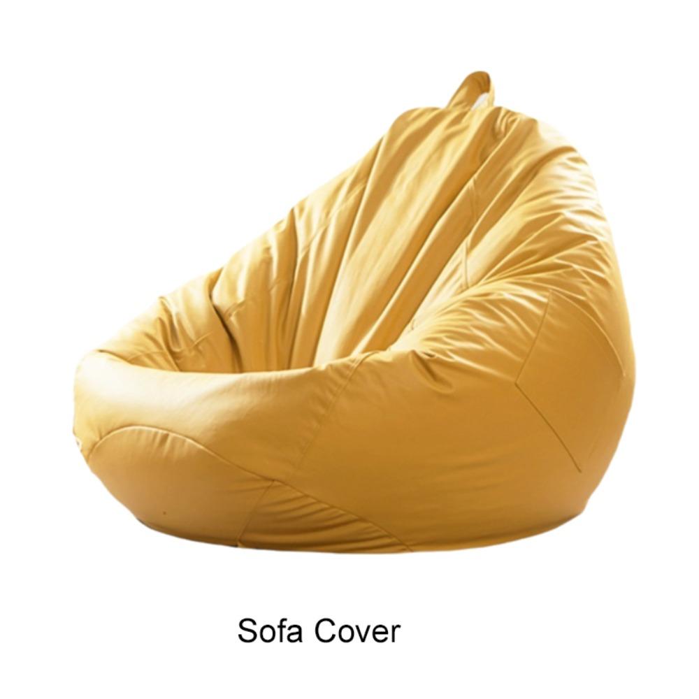 Waterproof Bean Bag Chair Sofa Cover with Handle and Pocket Puff Couch Cover Lazy Sofa Cover Kids