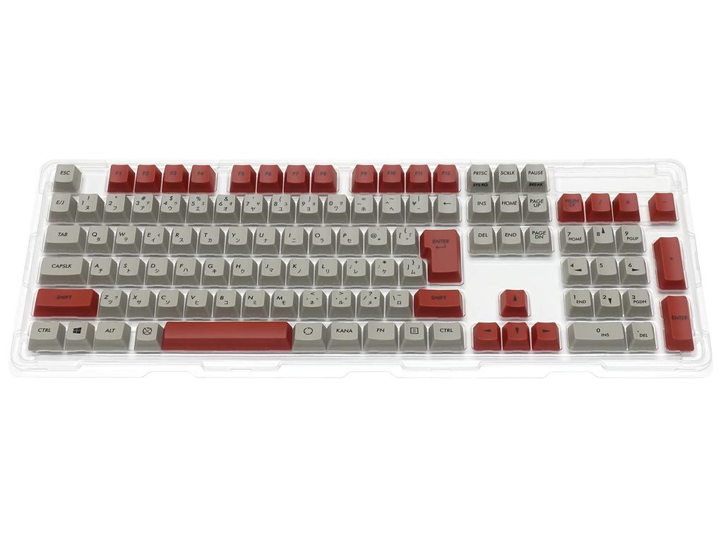 FILCO Retro Basic Keycaps Replacement Keycap Set for Japanese 108 Katakana Special FKCS108KFCZ Majestouch, Layout, Keys, Notation, Color,