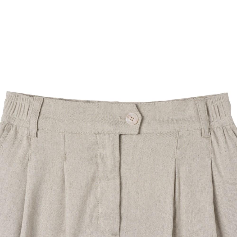 Brompton London W Linen Short - Oatmeal (P252Whp430)